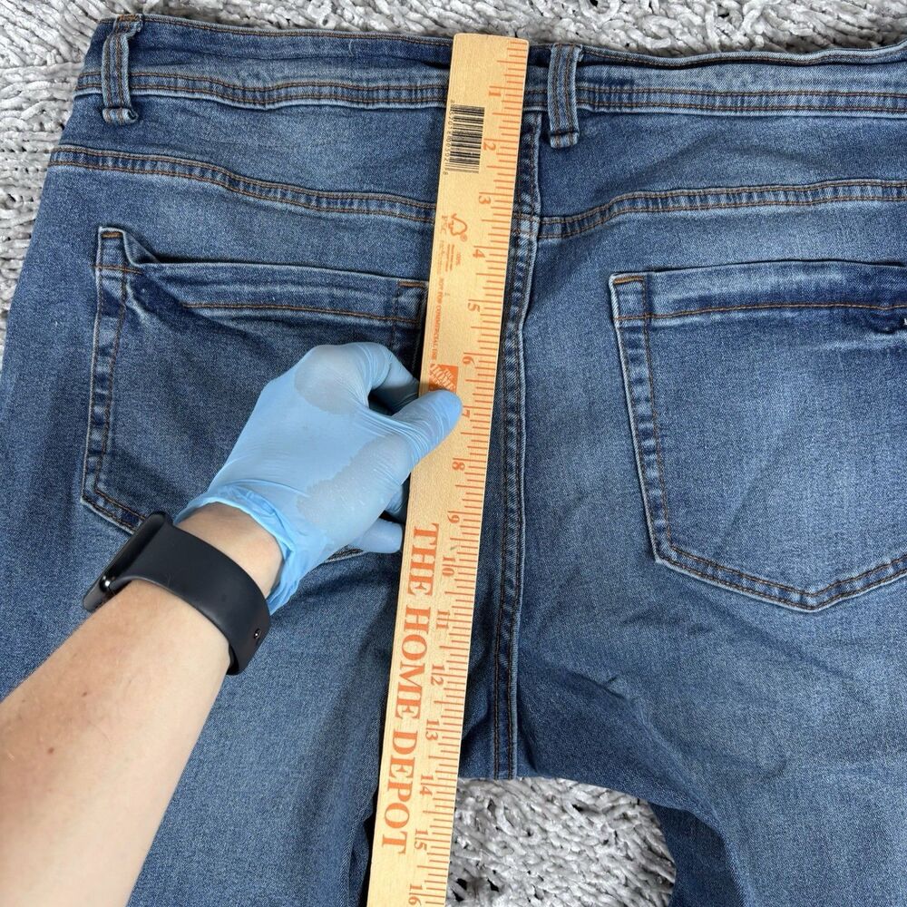 The Perfect Jean NYC SLIM THICK Men’s Size 33X30 Denim Blue Preppy Stretch Work - Picture 6 of 10